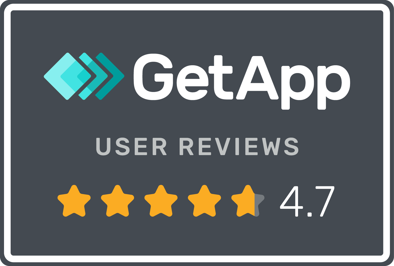 GetApp — 4.7/5 (User Reviews)